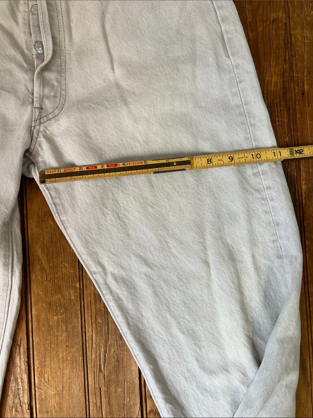 Vintage 80s Levi's 501 Jeans Men's Light Denim made in USA size 34 34